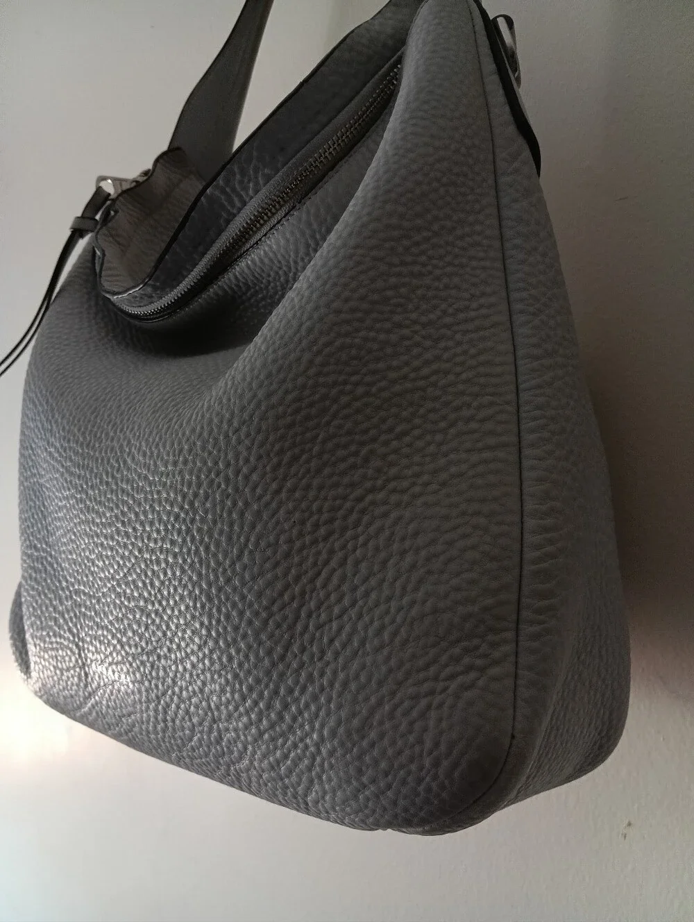 Coach Grey Leather Hobo Bag - Unbranded